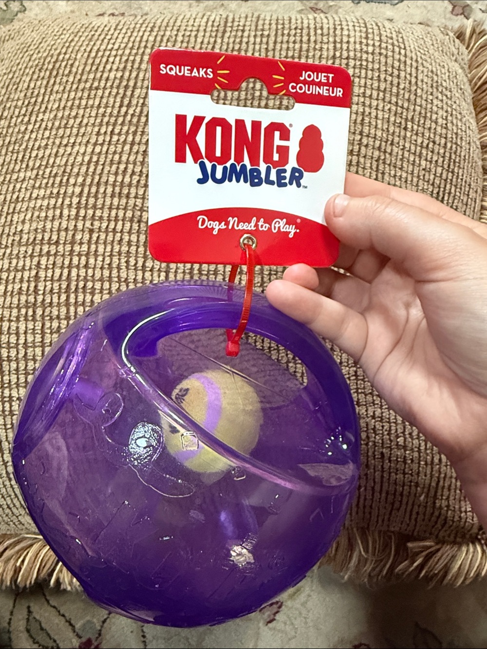 Kong Jumbler dog toy